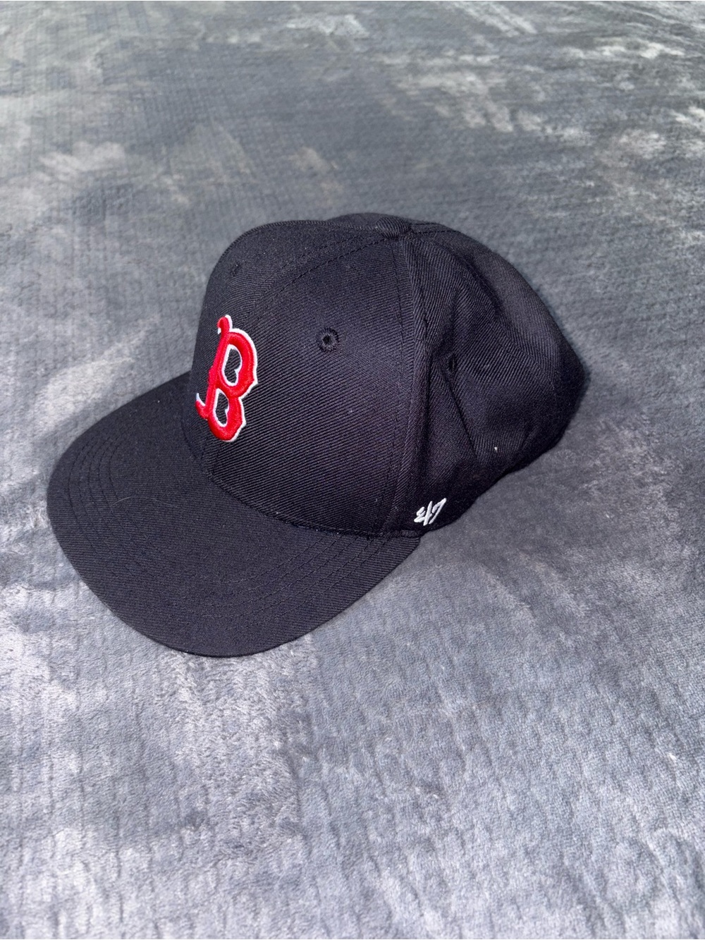 47 Brand Boston Red Sox MLB Baseball Youth Boys Adjustable Cap Hat Navy/Red